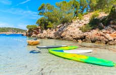 Paddle surf nel nord di Ibiza